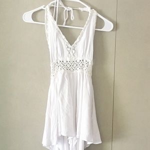 White LF Romper